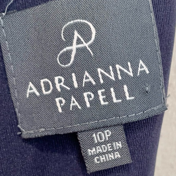 Adrianna Papell Midnight Blue Lace Dress - Picture 6 of 7